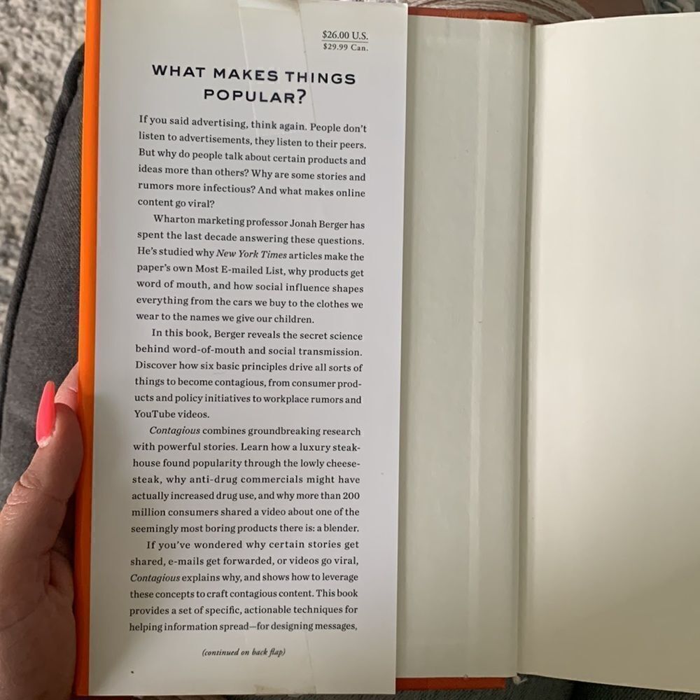 Contagious Book Why Things Catch On - Picture 4 of 4